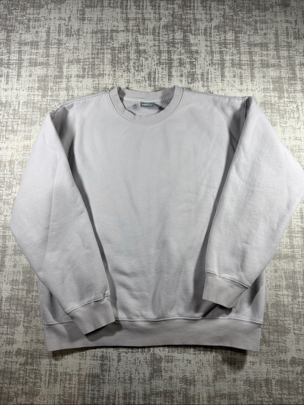 TNA Womens Crewneck Sweatshirt - Light gray size L 24.5X22 PTP *minor lint